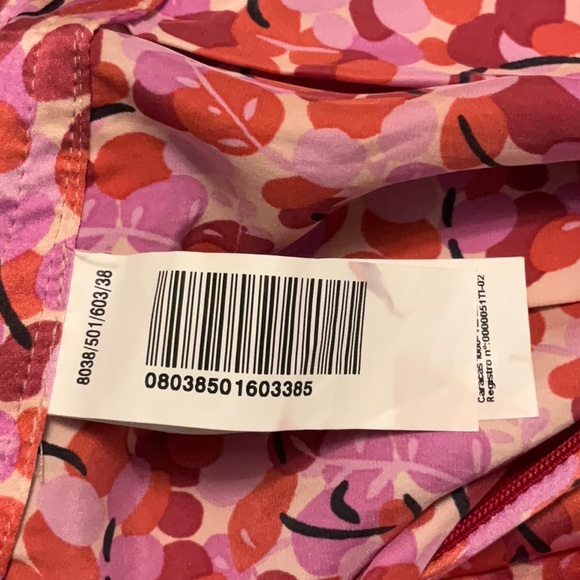 Zara Women’s 100% Silk Pink Skirt Size 6 - Picture 7 of 8